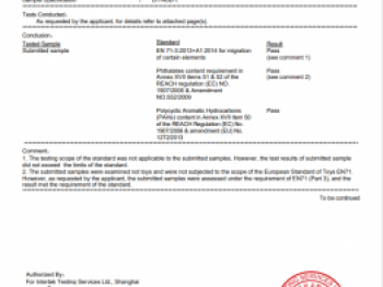 Intertek Test Report 1